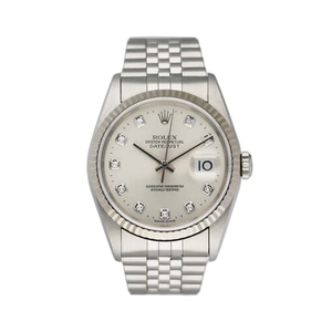 Rolex Datejust 16234 Diamond Dial Mens Watch