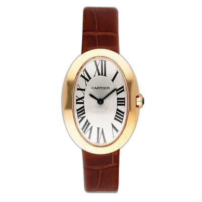 Cartier Baignoire W8000007 18K Rose Gold Ladies Watch