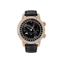 Load image into Gallery viewer, Patek Philippe Grand Complications Watch 44mm Rose Gold Black None Dial Leather