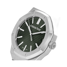 Load image into Gallery viewer, Audemars Piguet Royal Oak Watch 41MM Green Index Hour Markers Dial