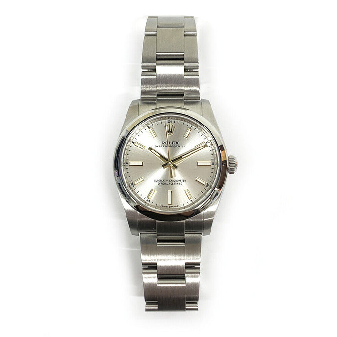 Rolex Oyster Perpetual 34 Steel 124200 Wristwatch - Silver Index - Pre-owned