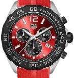 Load image into Gallery viewer, NewTAG HEUER Formula 1 Quartz CHRONO 43MM Red Rubber Men&#39;s Watch CAZ101AN.FT8055