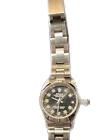 Ladies Rolex Oyster Perpetual Datejust Watch 6917 Stainless Steel 26mm Black