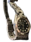Load image into Gallery viewer, Ladies Rolex Oyster Perpetual Datejust Watch 6917 Stainless Steel 26mm Black