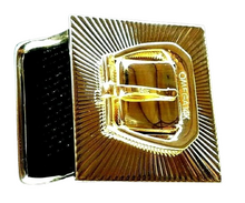 Load image into Gallery viewer, PURE LUXURY 14K SOLID GOLD *BELT BUCKLE* w/OMEGA Watch Buckle~VTG Remodel~15g