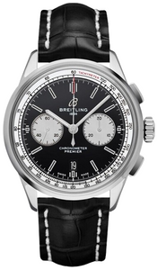 Breitling Premier B01 Chronograph New Black Dial Mens Luxury Dress Watch On Sale