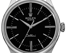 Load image into Gallery viewer, Rolex Cellini Time White Gold Case Black Dial &amp; Strap Mens Watch Online Sale