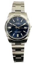 Load image into Gallery viewer, Rolex Oyster Perpetual 41mm Steel 124300 Bright Blue - Pre-owned