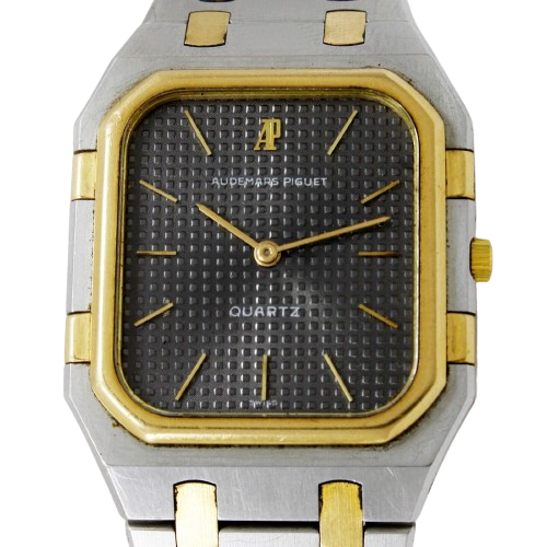 Audemars Piguet Royal Oak 6005SA Grey Petit Tapisserie Dial Steel Gold Watch