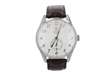 Load image into Gallery viewer, Tag Heuer Carrera Heritage 39mm Silver Dial Leather Strap Men&#39;s Wristwatch