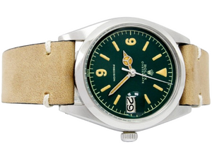 Rolex Oysterdate Winding Precision Green Watch 6694