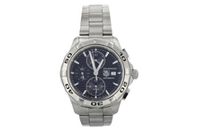 Load image into Gallery viewer, Tag Heuer Carrera Chronograph Black Dial 43mm Stainless Steel Men&#39;s Wristwatch