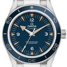 Load image into Gallery viewer, Omega Seamaster 41mm Blue Dial &amp; Bezel Luxury Mens Dress Watch On Sale Online