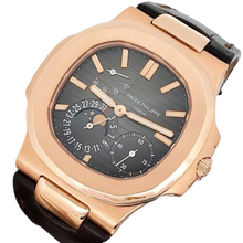 Load image into Gallery viewer, Patek Philippe Nautilus 40mm 18K Rose Gold Watch 5712R-001 Box Papers