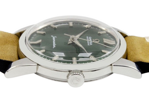 1961s Omega Seamaster Automatic Drapery Green Dial Mens Vintage Watch 14701