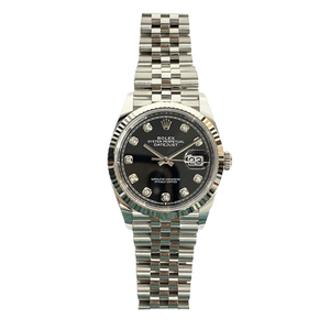 Rolex Datejust 36 126234 Wristwatch - Bright Black Diamond, Jubilee - Pre-owned