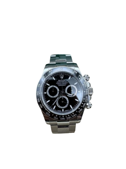 2023 New Rolex Daytona Cosmograph 126500LN Steel Ceramic Black Dial Watch B&P