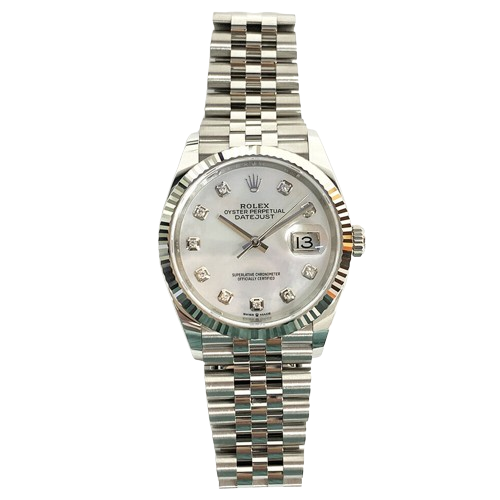 Rolex Datejust 36 126234 Mother of Pearl Diamond, Jubilee Bracelet - Pre-owned