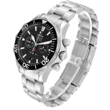 Load image into Gallery viewer, Omega Seamaster Chronograph Black Dial Steel Mens Watch 2594.52.00 Box Card