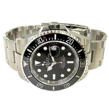 Load image into Gallery viewer, Rolex Men&#39;s Sea-Dweller 43 Steel 126600 Black, Red Text - Pre-owned