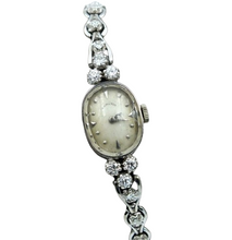 Load image into Gallery viewer, Hamilton Watch Ladies Vintage 14K Gold &amp; Diamond Band Cocktail WORKING 22-Jewels