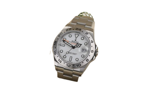 New Rolex Polar  Explorer II 42mm 216570-0001 White Automatic Men's Watch w/ B+P