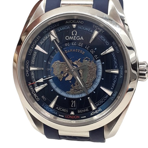 Full Set Omega Seamaster Aqua Terra 150M World Timer Watch 220.12.43.22.03.001