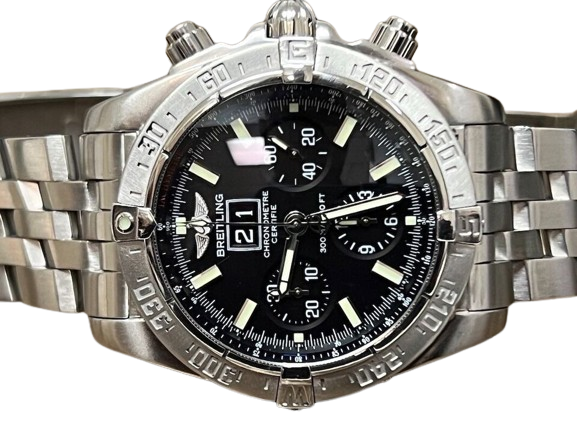 Breitling BLACKBIRD 43.7mm Automatic Black Dial with Bracelet model A44359