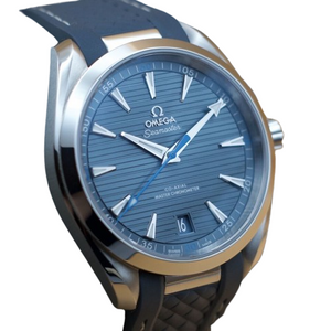 OMEGA Aqua Terra 41 Co-Axial Master Chronometer Blue Team dial Men's Watch