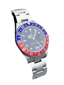 Rolex GMT Master II 16710 Pepsi Bezel Mens Watch