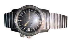 Load image into Gallery viewer, Vtg Military GLYCINE AIRMAN AUTOMATIC Pilot WATCH 24 Hour 314050 Rare Works Read