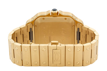Load image into Gallery viewer, 2023 Cartier Santos De Cartier Watch Large 18K Solid Gold WGSA0029 BNP