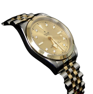 TUDOR Black Bay 36 Automatic 79643 - Steel & Gold w Diamond Dial - Box, Papers