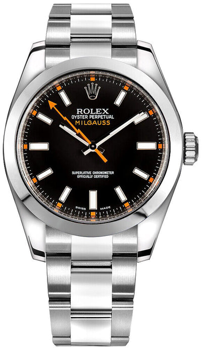Rolex Milgauss Black Dial Stainless Steel Luxury Mens Dress Watch On Sale Online