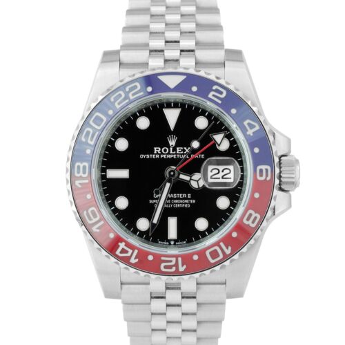 2020 NEW PAPERS Rolex GMT-Master II 126710 BLRO Jubilee Steel PEPSI 40mm Watch B