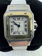 Load image into Gallery viewer, Cartier Santos Galbee 18K Yellow Gold Stainless Steel 24MM Lady Automatic  0022