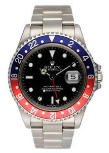 Rolex GMT Master II 16710 Pepsi Bezel Mens Watch