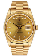 Load image into Gallery viewer, Rolex Day Date 18238 President Diamond Dial Mens Watch