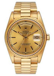 Rolex Day Date 18238 18K Yellow Gold Mens Watch