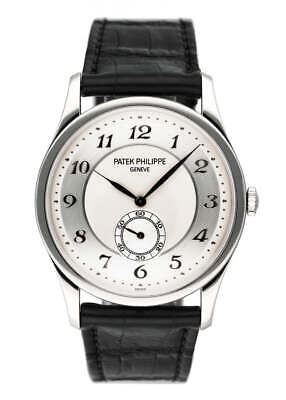 Patek Philippe 5196P-001 Silver Dial Platinum Mens Watch Box Papers
