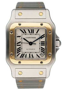 Cartier Santos Galbee W20099C4 Two-Tone Mens Watch Box Papers