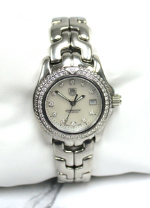 TAG Heuer Ladies LINK Quartz Watch - WT131E -Dia. Dial & Bezel - Fits 6.75"