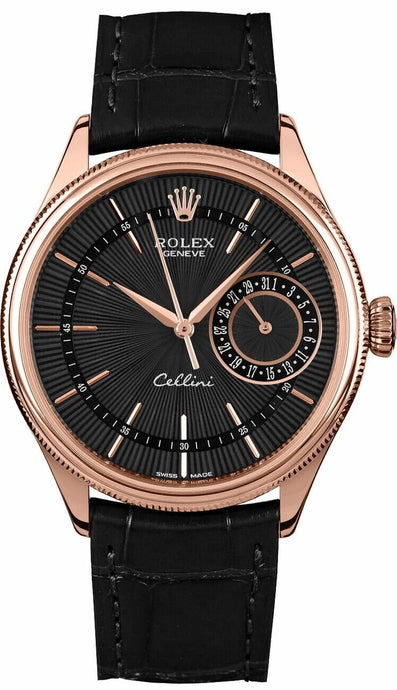 Rolex Cellini Date Everose Gold Case & Bezel Automatic Luxury Mens Watch On Sale