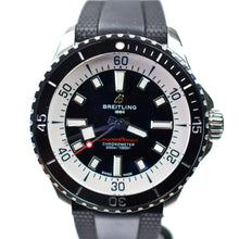 Load image into Gallery viewer, Breitling Superocean 42 A17375211B1S1 B17 COSC Black Dial Rubber 300m Automatic