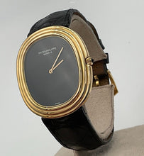Load image into Gallery viewer, Patek Philippe 3634 Jumbo Golden Ellipse ONYX Dial 1973 Watch Serviced Box Paper