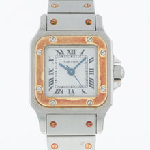 Load image into Gallery viewer, Cartier Santos GALBEE 24mm Steel &amp; Yellow Gold - White Dial - Bracelet W20012C4